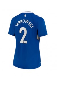 Everton James Tarkowski #2 Fotballdrakt Hjemme Klær Dame 2022-23 Korte ermer